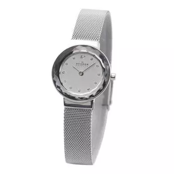 Часы Skagen 456SSS LEONARA с граненым ремешком из горного хрусталя с индексом [женские] [товар]