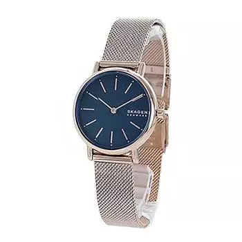 Часы SKAGEN Signatur Signature Blue Pink Gold Mesh из нержавеющей стали SKW2837 [Skagen] Женские [Товар]