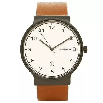 Часы SKAGEN SKW6297 Белые Чёрные Коричневые [Skagen] [Товар]