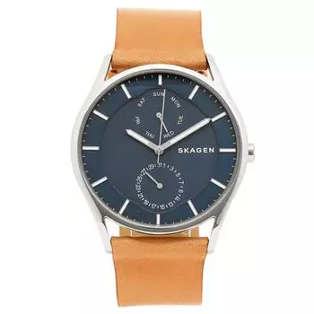 Часы SKAGEN SKW6369 Navy Brown [Skagen] Мужские Синие/Светлые [Товар]