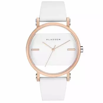 Часы Skeleton Rubber Leather White IM18RG006M со сменным ремешком [KLASSE14]