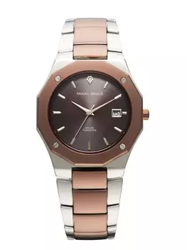 Часы Solar 1P Diamond Tungsten Calendar Brown [Mauro Geraldi] MJ032-3