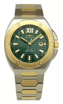 Часы Solar Date T9C04TM Gold [Technos] Мужские зелёный