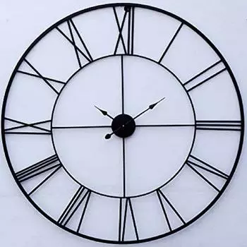 Часы современные римские металлические фигурки большие подвесные декоративные