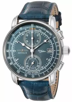 Часы Special Edition 100 Years 100th Anniversary Navy Dial Stainless Steel Quartz Germany Watch [Zeppelin] 41.5MM 8670-3 Mens [Товар]