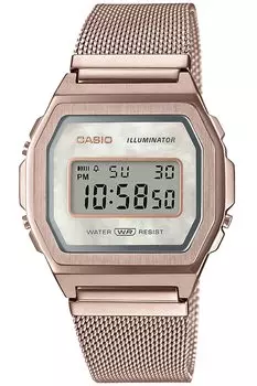 Часы Стандарт PREMIUM серии унисекс розовое золото [Casio] [] A1000MCG-9JF