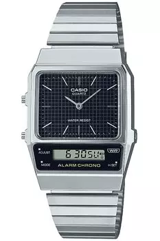Часы Стандартные унисекс Серебристый x Черный [Casio] [] AQ-800E-1AJF