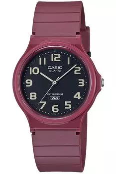 Часы Стандартные унисекс темно-красные [Casio] [] MQ-24UC-4BJF темно-красного
