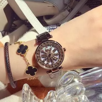 Часы Starry Sky женские, новый модный тренд, простые водонепроницаемые, персонализированные, вращающиеся, кварцевые, женские часы