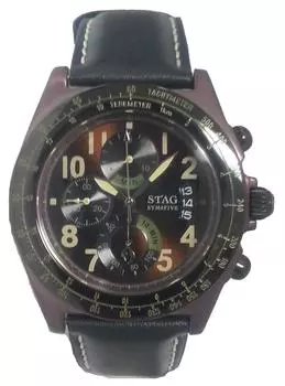 Часы STG006B1 Black [Олень]