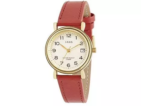 Часы Sun Flame J-Axis BL1218 BL1218-OR унисекс для взрослых с оранжевым ремешком из искусственной кожи