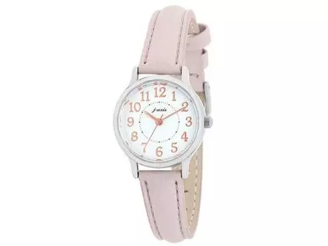 Часы Sun Flame J-AXIS HL281-PU с фиолетовым ремешком из искусственной кожи и корпусом из легированной стали, НОВЫЕ