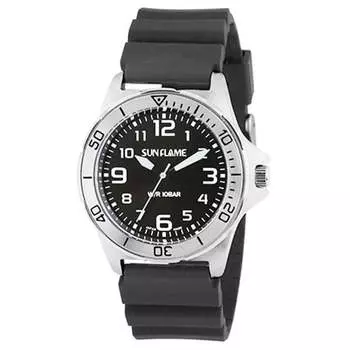 Часы Sun Flame Unisex MJG-FA04-BK Round Analog