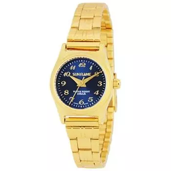 Часы Sun Flame Unisex MJL-FA02-GBL Round Gold Analog