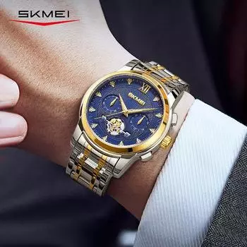 Часы Supply Moment Beauty Business Watch с механическим циферблатом, простые повседневные мужские часы, водонепроницаемые кварцевые часы