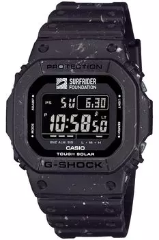 Часы SURFRIDER FOUNDATION Коллекция Модель Tough Solar Black [Casio] G-Shock [] G-5600SRF-1JR Мужские