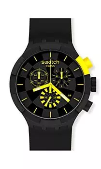 Часы SWATCH BIG BOLD CHRONO SB02B403 черные [Swatch] чёрный