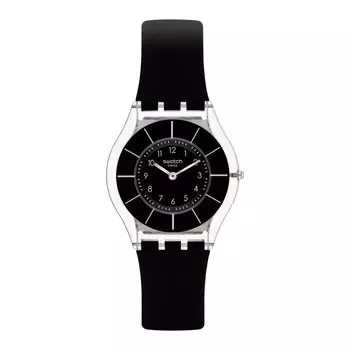 Часы Swatch BLACK CLASSINESS AGAIN Core SS08K103 Прозрачный [Swatch] чёрный