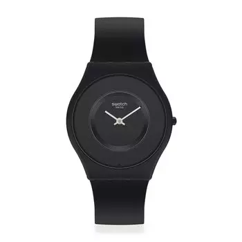 Часы Swatch CARICIA NEGRA SKIN Classic SS09B100 Black [Swatch] чёрный