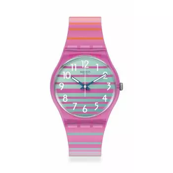 Часы Swatch ELECTRIFYING SUMMER Gent SO28P105 Pink [Swatch] розовый