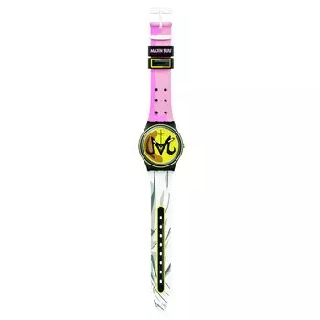 Часы Swatch MAJIN BUU X SWATCH Gent GZ358 Pink [Swatch] чёрный