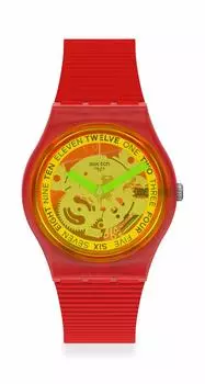 Часы SWATCH MONTHLY DROPS GR185 Red [Swatch] красный