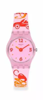 Часы SWATCH MONTHLY DROPS LP164 Pink [Swatch] Женские чистый