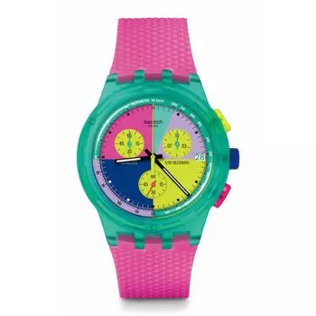 Часы SWATCH NEON FLASH ARROW SUSG408 Pink [Swatch]