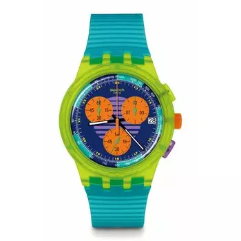 Часы SWATCH NEON WAVE SUSJ404 Green [Swatch]