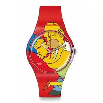 Часы SWEET EMBRACE SO29Z120 Красный [Swatch] красный