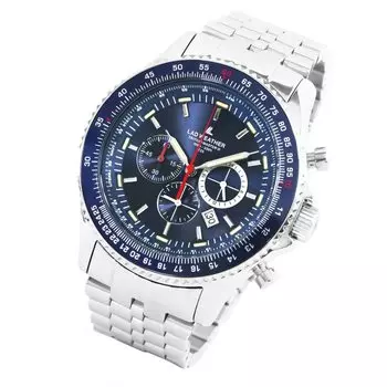 Часы Swiss Made Tritium Chronograph 100m Water Resistant Pilot Watch [Rad Weather] Мужские (Темно-синий)
