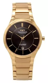 Часы T9B21GB Gold [Technos] Мужские чёрный