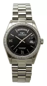 Часы T9B95SB Silver [Technos] Day-Date мужские