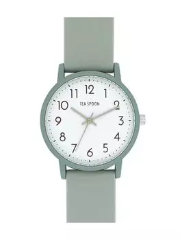 Часы TEA SPOON Basic Color Rubber Watch GR Green [Подписаться] N03722A-1 Женские зелёный