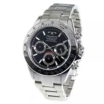 Часы TECHNOS Chrono Quartz TSM401SB черные [мужские]