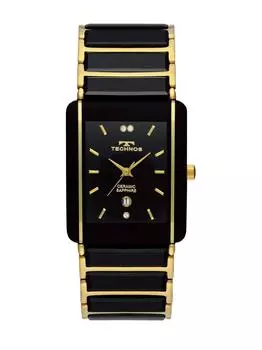 Часы TECHNOS Ceramic из нержавеющей стали TSM903GB, мужские, оригинальный продукт