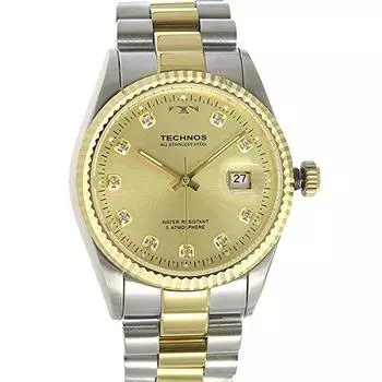 Часы Technos кварцевые T9604TC золотые мужские [предмет]