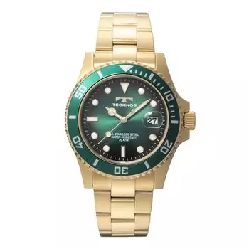 Часы Technos Premium Gold Green T9B69GM