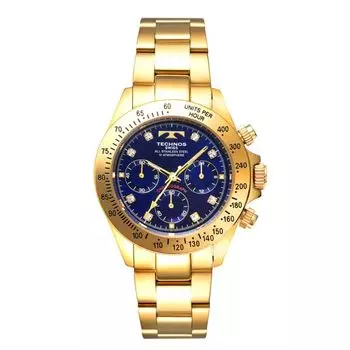 Часы Technos Premium Gold Navy Blue TGM639GN