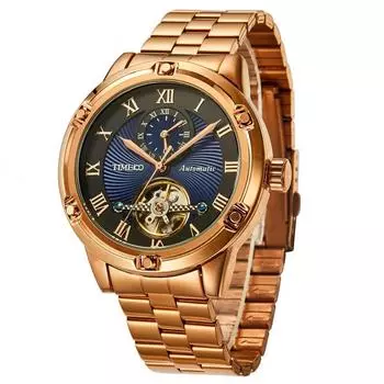 Часы TIME100 из нержавеющей стали с поясом из нержавеющей стали для взрослых, как у работающей женщины, для взрослых, как золото