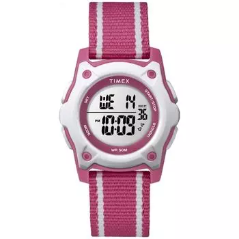 Часы Time Machine Digital Quartz 5 ATM Waterproof Acrylic 35mm TW7C26200 Unisex Pink [TIMEX] [Товар] розовый