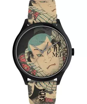 Часы Timex 40 мм The Met Kunisada, разноцветные, один размер, Часы Timex 40 мм The Met Kunisada.