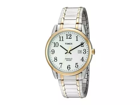 Часы Timex Easy Reader Date Extension Band 38 мм мужские стандартные двухцветные/белые