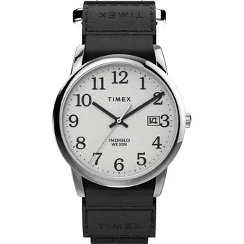 Часы Timex Easy Reader TW2U84900 кварцевые водонепроницаемые до 3 АТМ минеральное стекло белый циферблат латунь [TIMEX] мужские [Товар] белый