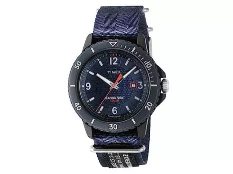 Часы Timex Garatin Solar TW4B14300 мужские синие с индикатором даты аналоговый циферблат НОВИНКА