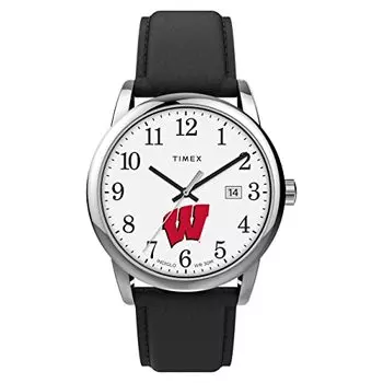 Часы Timex Men s College Easy Leader 38 мм, Wisconsin Badgers