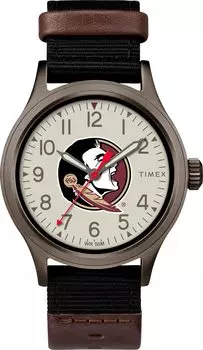 Часы Timex Men s College Pride 40 мм - Florida State Seminoles с черным ремешком, Florida State Seminoles, Florida State Seminoles