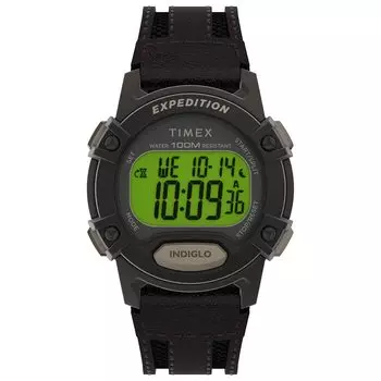 Часы Timex Men s Expedition Digital CAT5 41 мм, коричневые/цифровые, зеленые/коричневые. , Размер 41, Expedition Digital CAT5 41 мм.