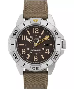 Часы Timex Men s Expedition North Ridge 43 мм, бежево-коричневые, один размер, Expedition North Ridge 42 мм.