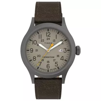 Часы Timex Men s Expedition Scout 40, темно-коричневый/бронзовый/хаки, Часы Timex Men s Expedition Scout 40